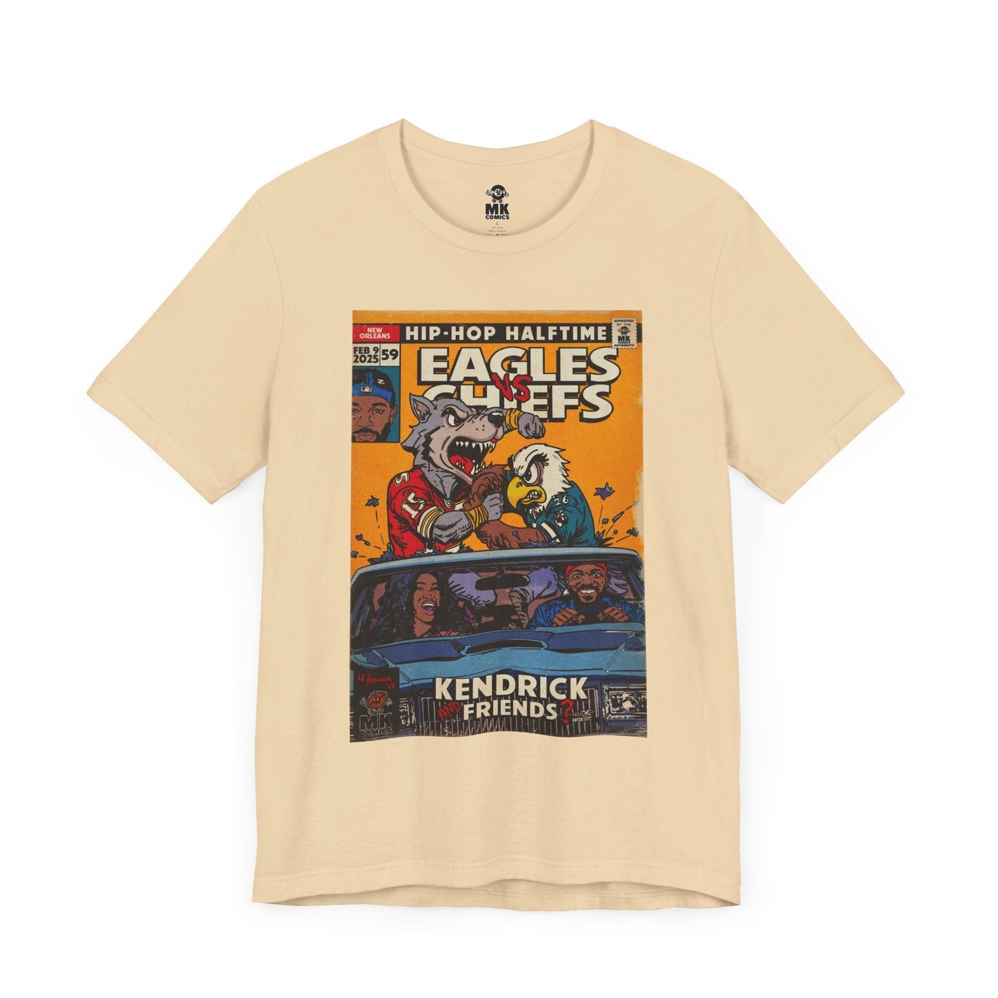 2025 Halftime - Eagles vs Chiefs - Unisex Jersey Short Sleeve Tee Fine Art Of MK
