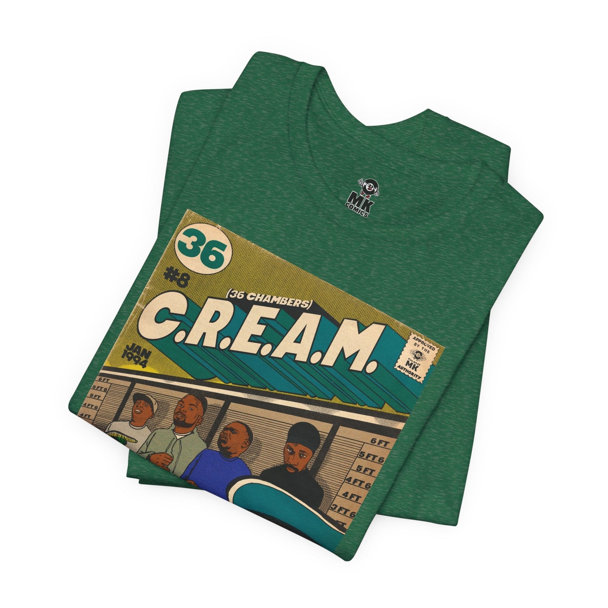 C.R.E.A.M - Unisex Jersey Short Sleeve Teem Fine Art Of MK