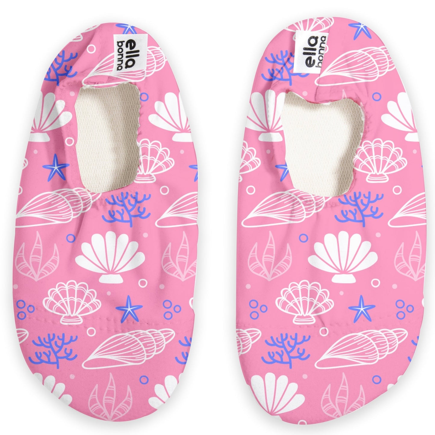 Non-Slip Sole, Unisex Baby, Children's Sea Shoes, Pool Booties, Seashell Ella Bonna Baby