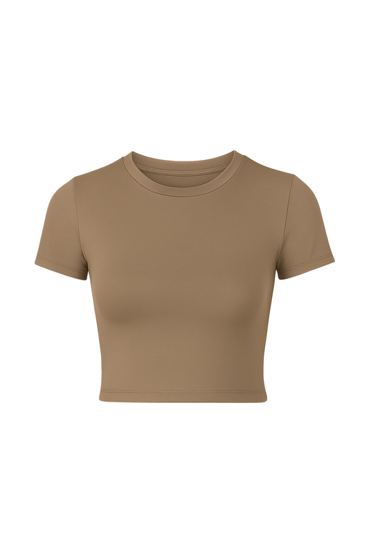 The Workshop Studio x Luxe Fit Cropped Tee Luxe and Allure