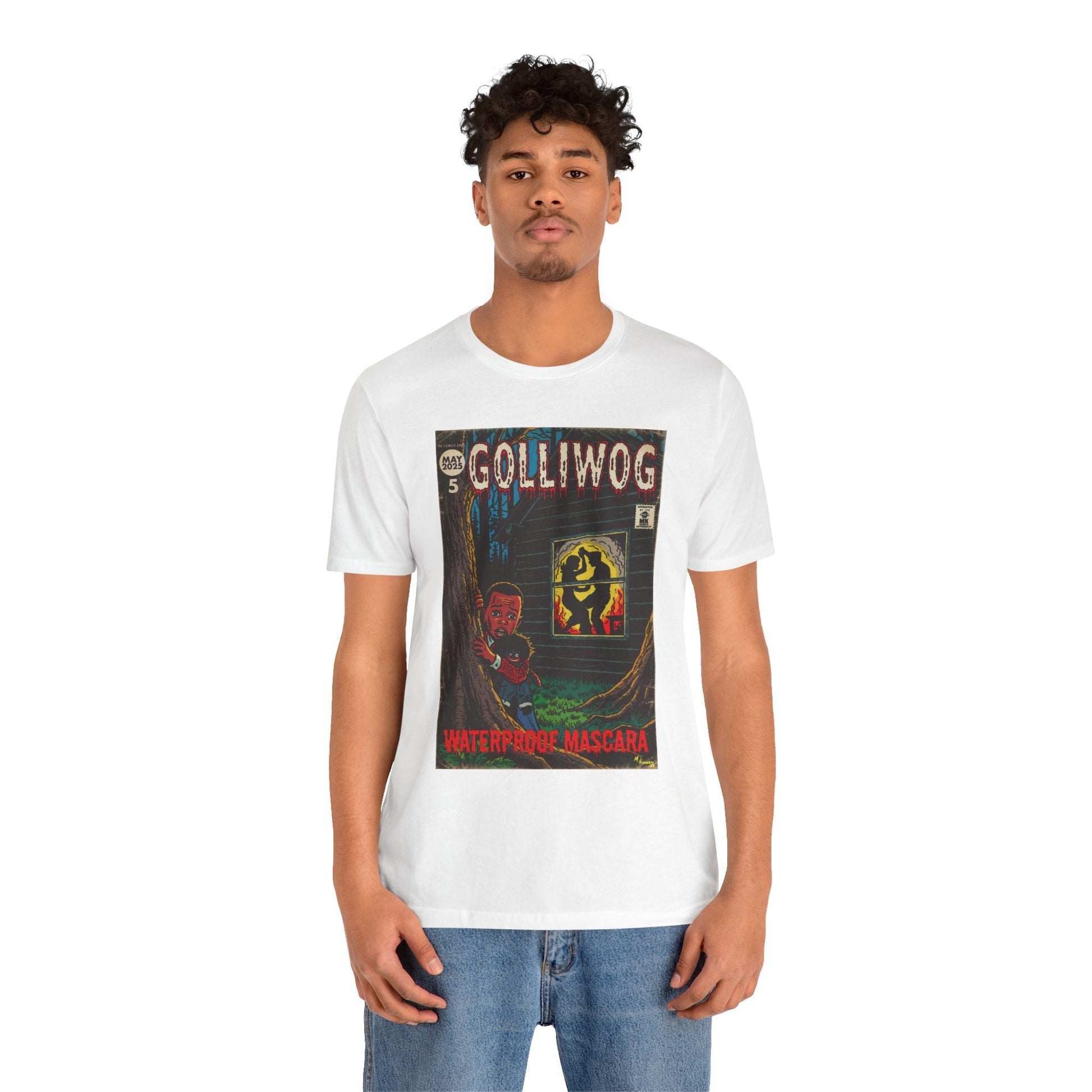 Waterproof Mascara - Golliwog - Unisex Jersey Short Sleeve Tee Fine Art Of MK