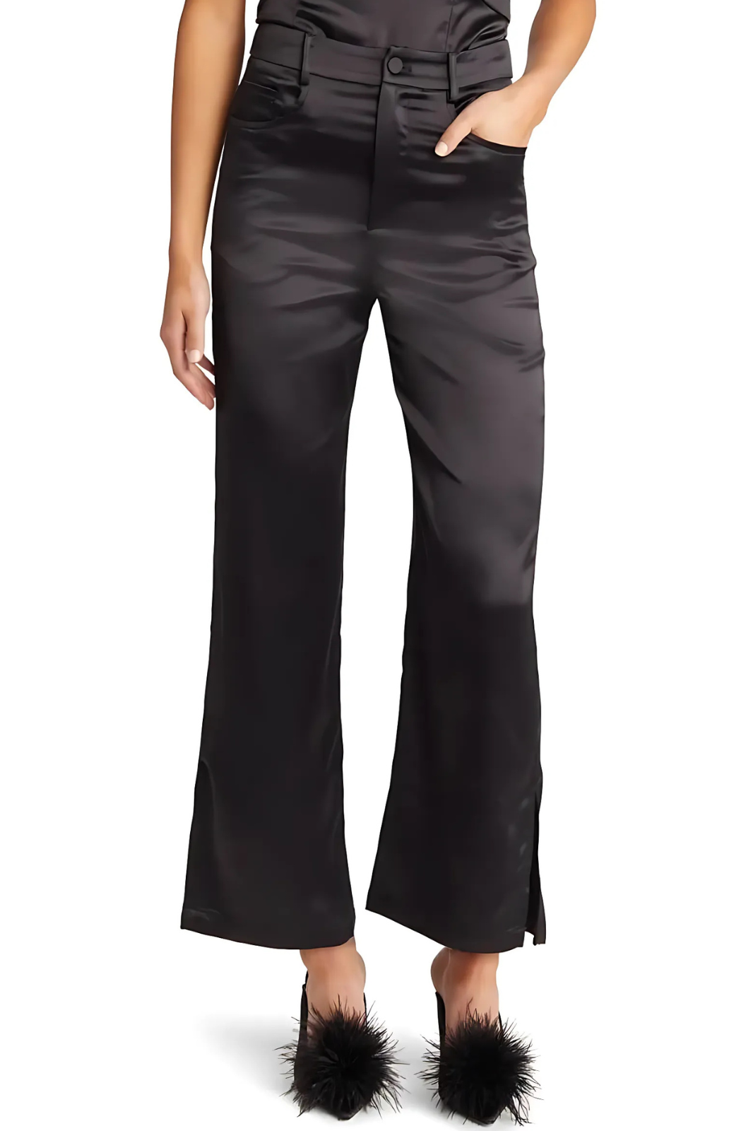The Manhattan Satin Trouser Luxe and Allure