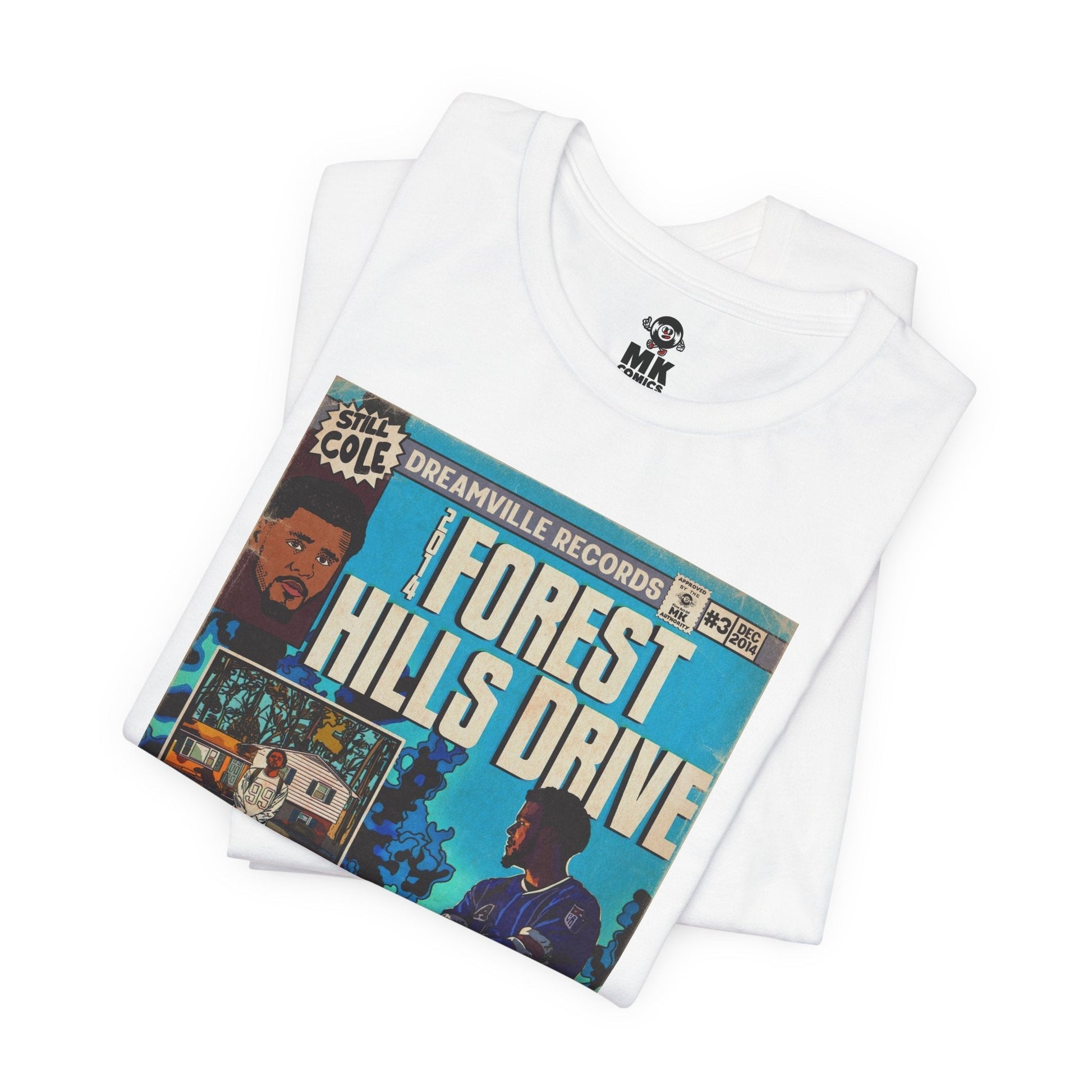 2014 Forest Hills Drive - Comic Book Art -  Unisex Jersey Short Sleeve Tee Fine Art Of MK