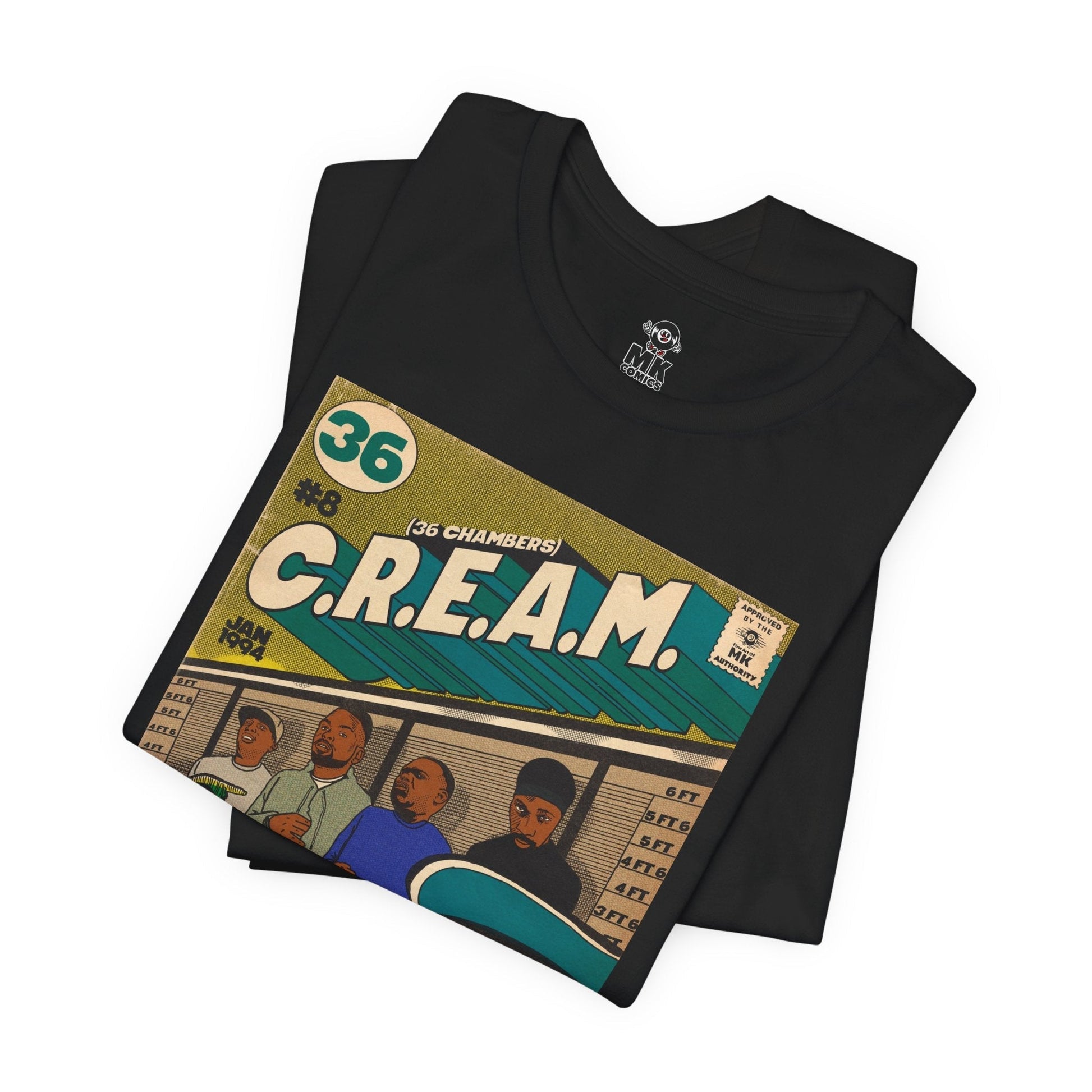 C.R.E.A.M - Unisex Jersey Short Sleeve Teem Fine Art Of MK