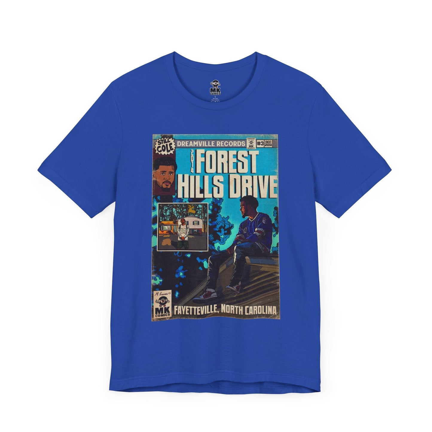2014 Forest Hills Drive - Comic Book Art -  Unisex Jersey Short Sleeve Tee Fine Art Of MK