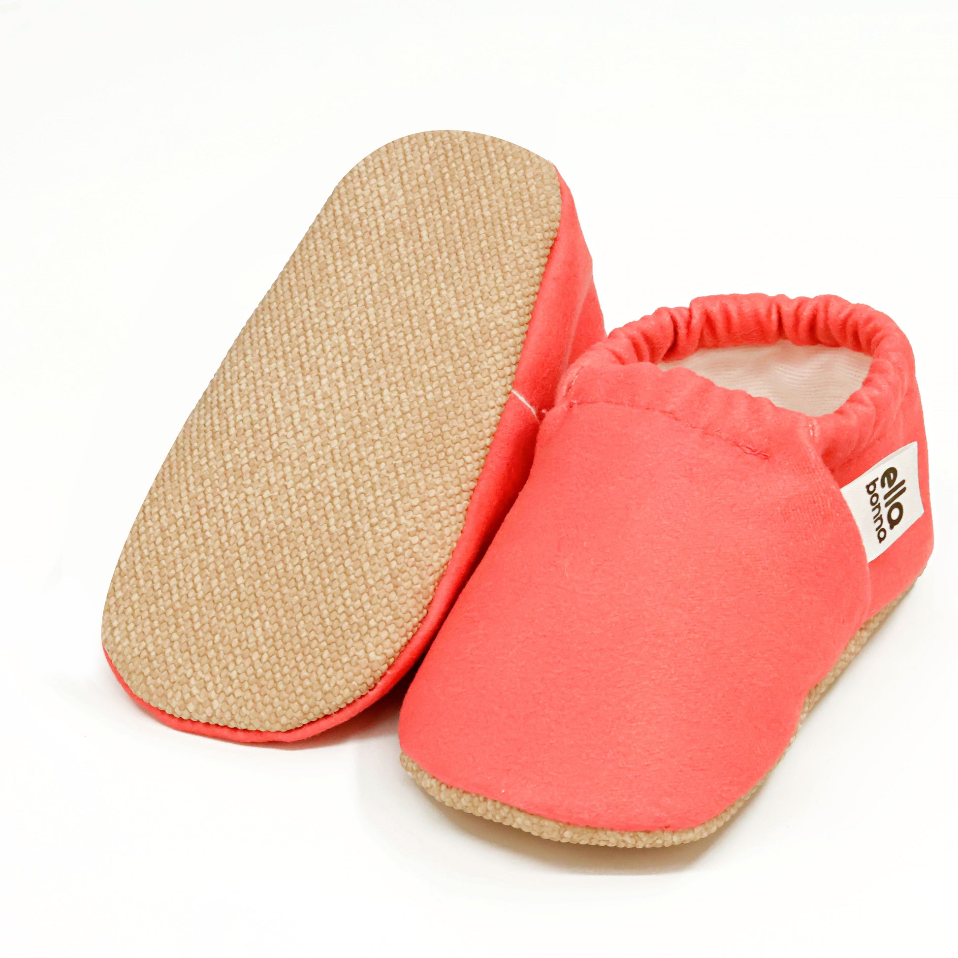 Ella Bonna Baby Moccasins, Slippers, Pink Ella Bonna Baby