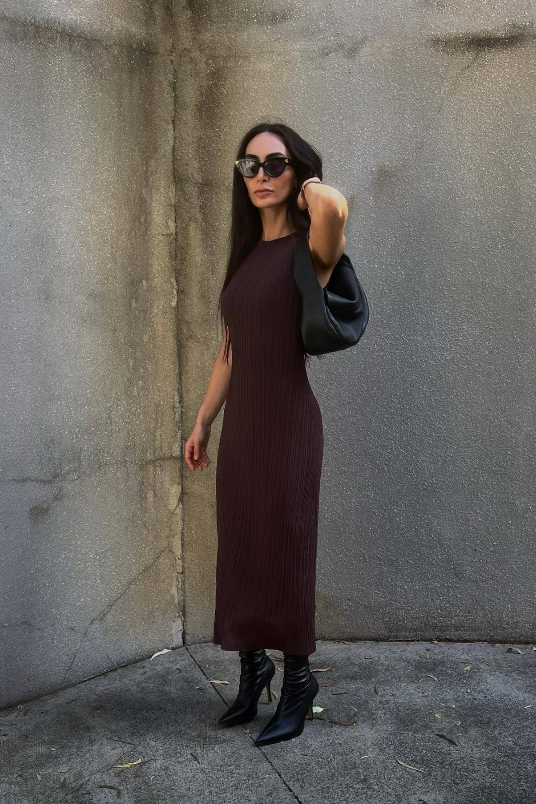 The Greece Parthenon Knit Maxi Dress Luxe and Allure