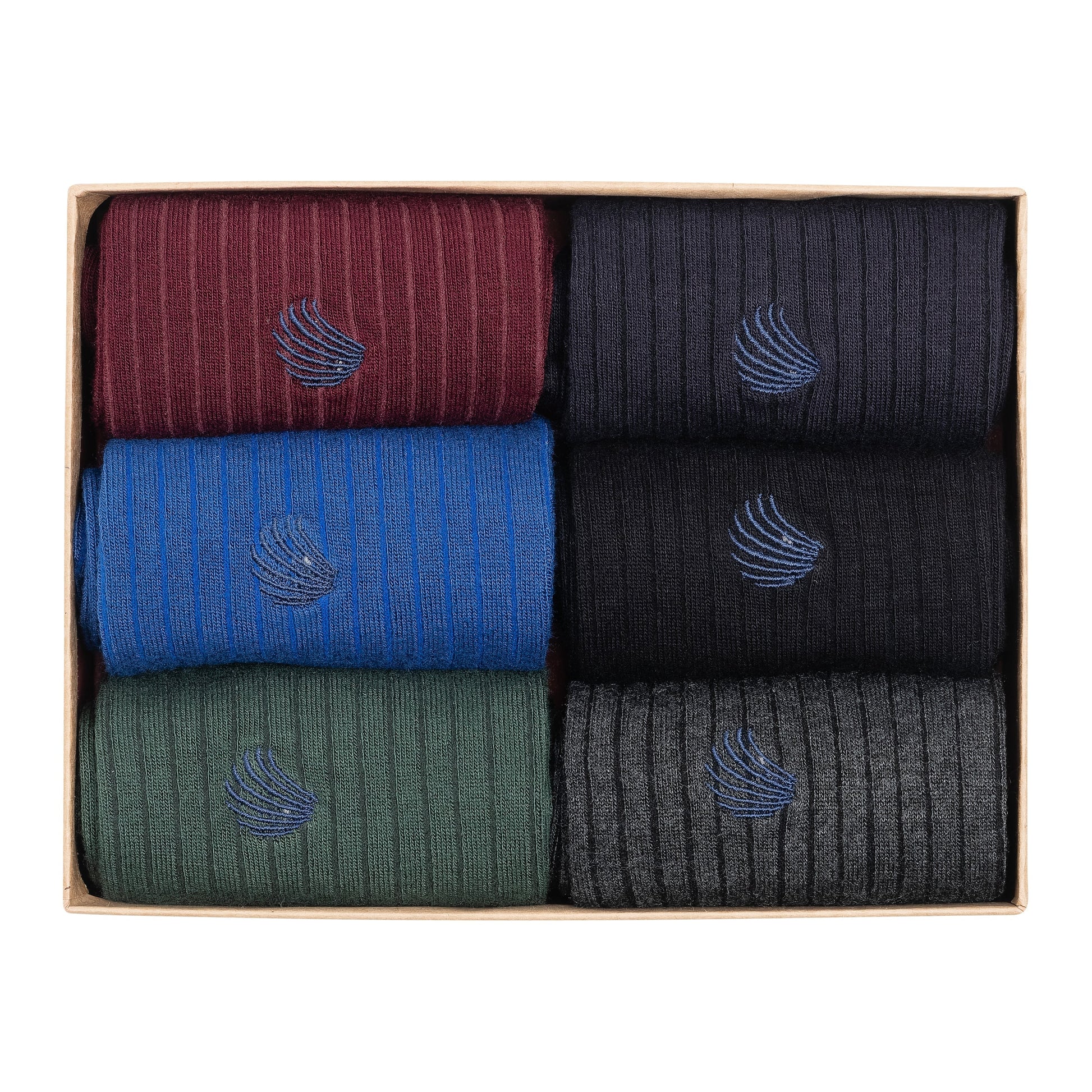 Men’s Bamboo Dress & Trouser Socks 6-Pack - 419 Bambooven