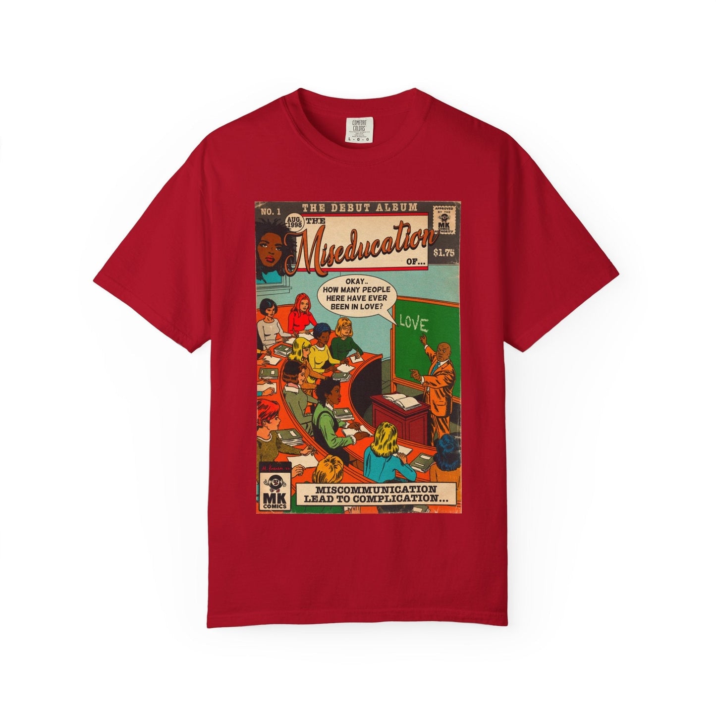 The Miseducation of… - Unisex Comfort Colors T-shirt Fine Art Of MK