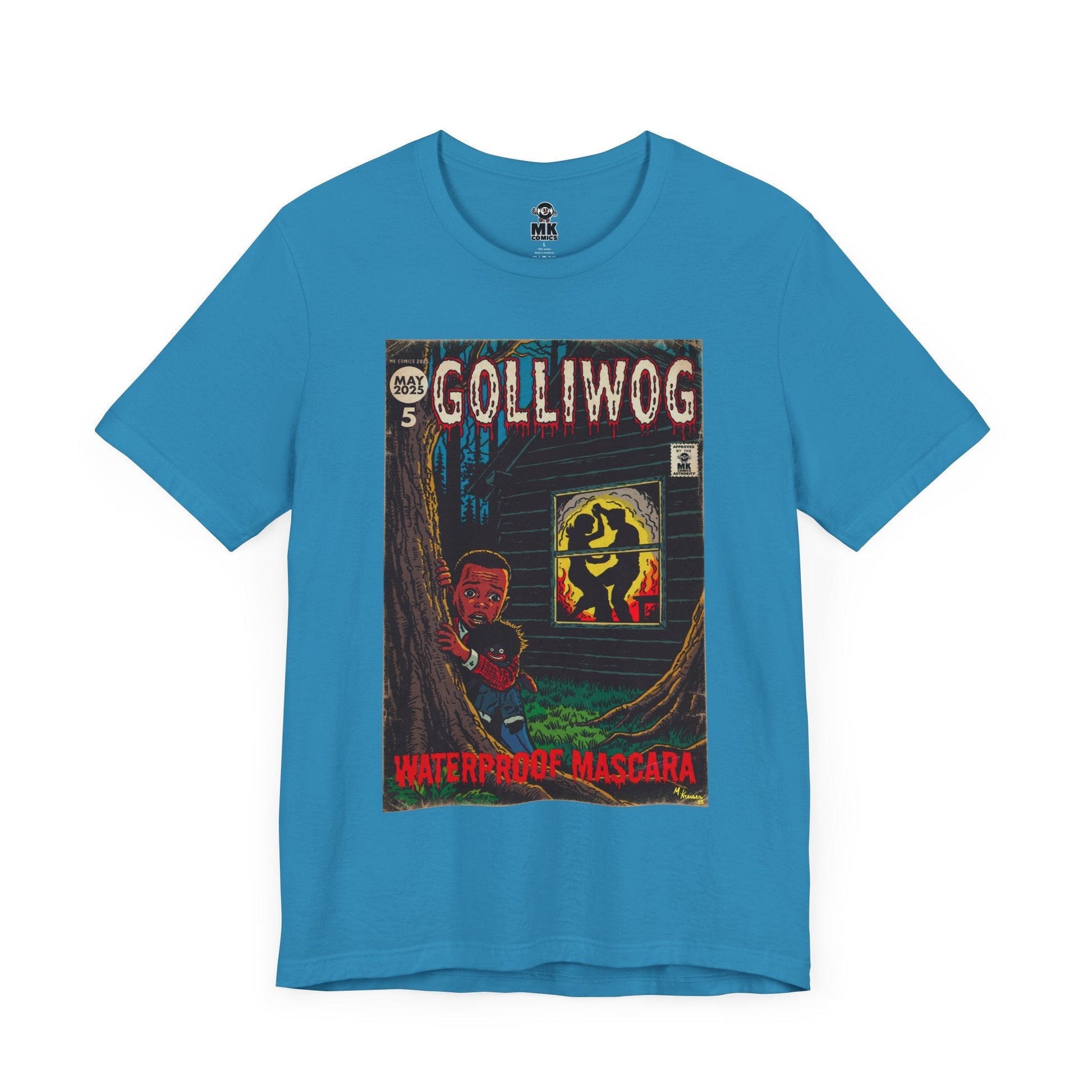 Waterproof Mascara - Golliwog - Unisex Jersey Short Sleeve Tee Fine Art Of MK