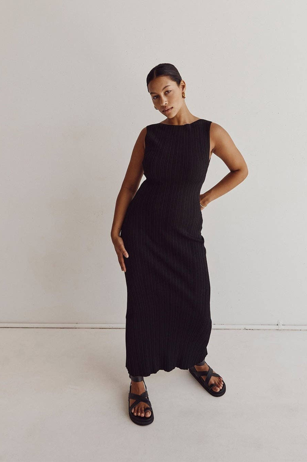 The Greece Parthenon Knit Maxi Dress Luxe and Allure