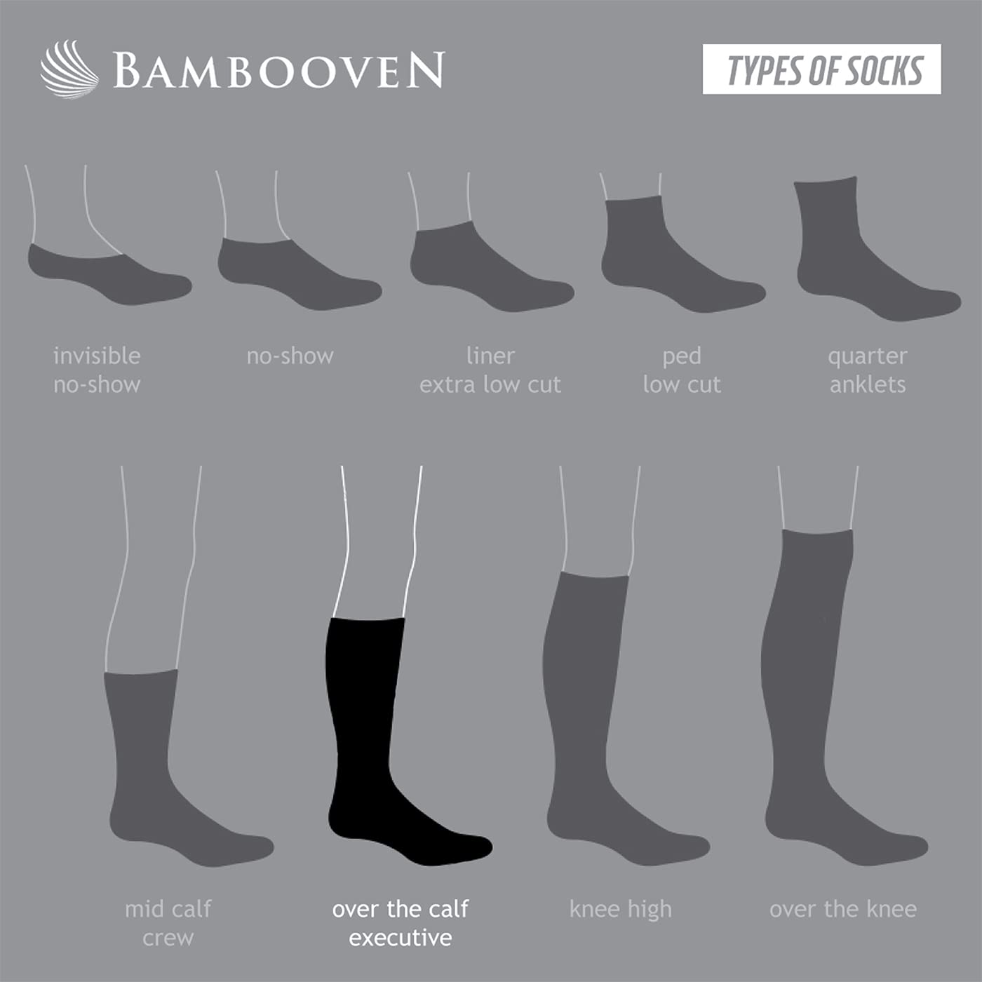 Men’s Bamboo Diabetic Socks 2-Pack - Ultra Thin Bambooven