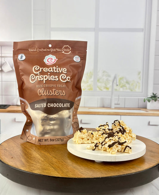 "Clusters" Salted Chocolate Crispie Mix Clusters Creative Crispies Co.