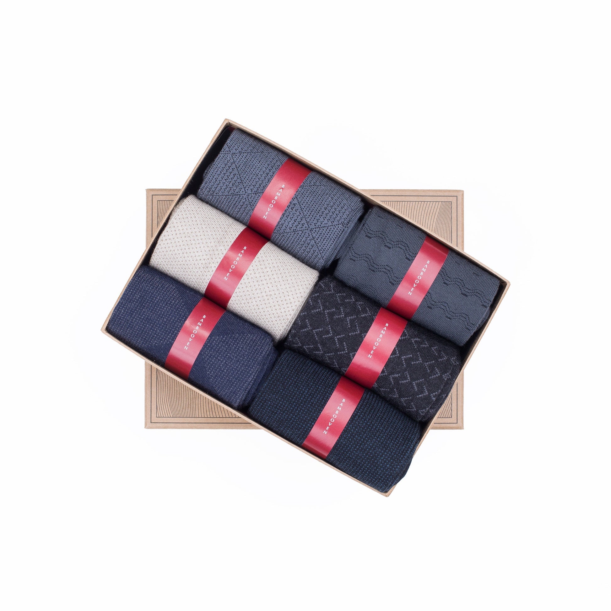 Men’s Bamboo Dress & Trouser Socks 6-Pack - 594 Bambooven