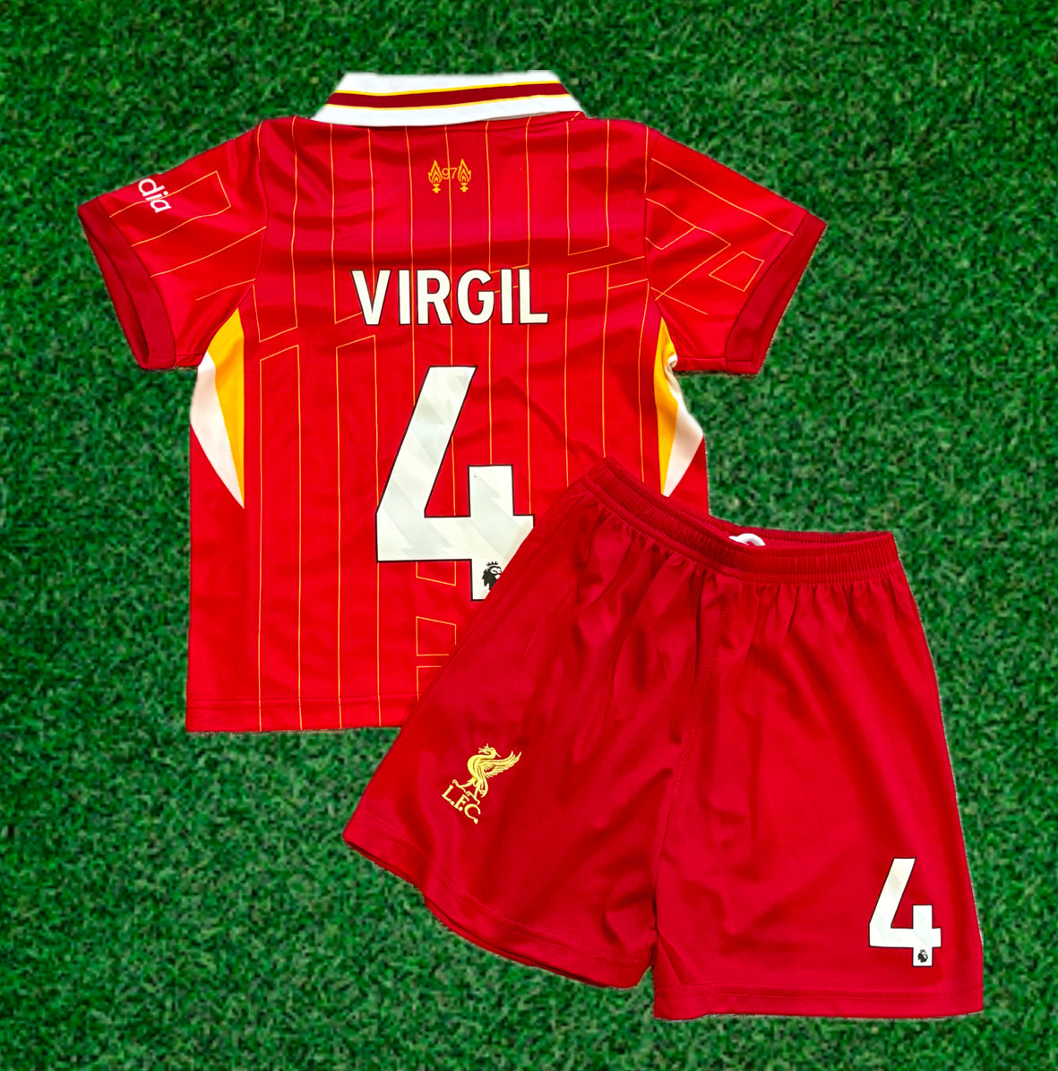 Virgil van Dijk Liverpool Kids Jersey Set Soccer Football Toddler Youth Tshirt CustomKiddos.com