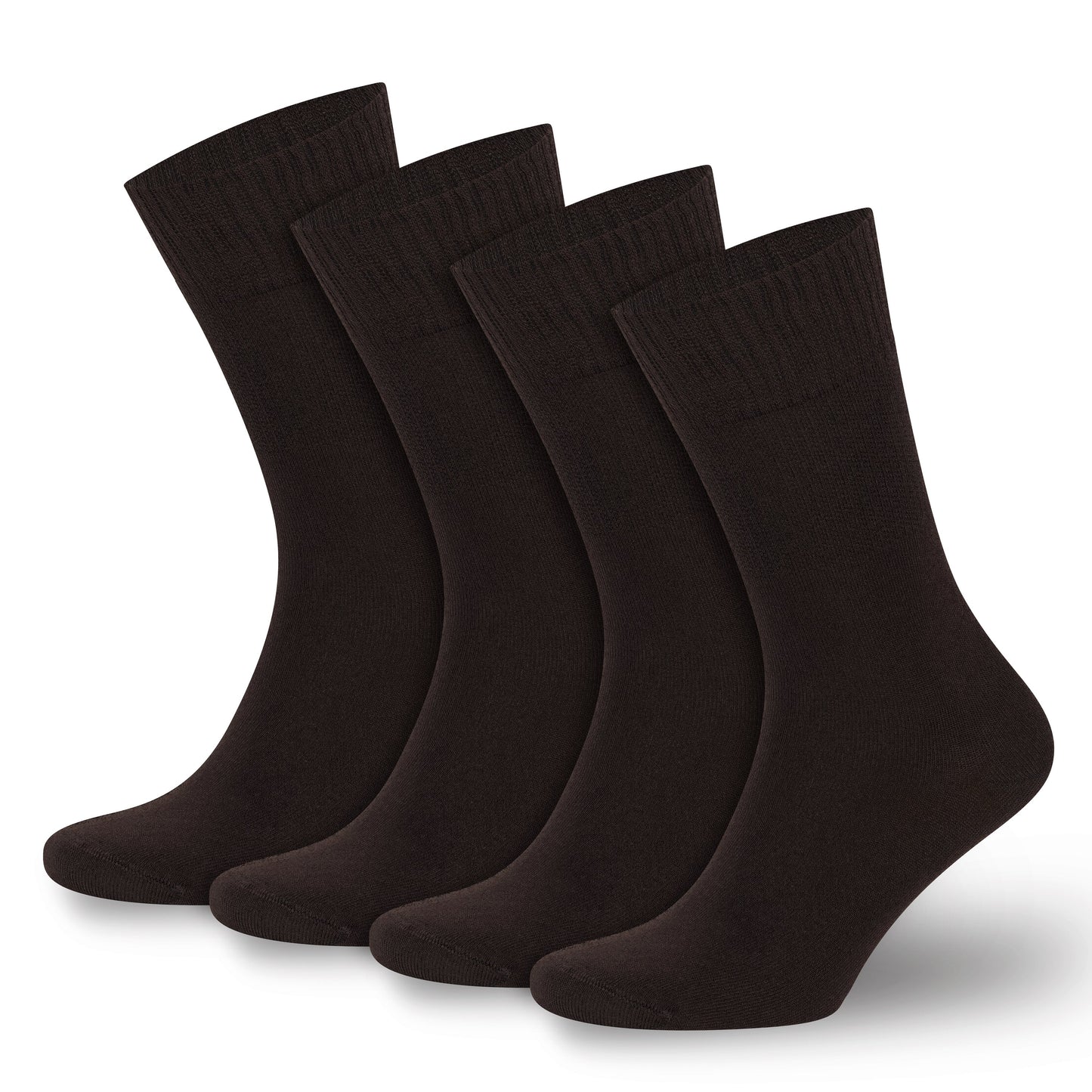 Men’s & Women’s Bamboo Diabetic Crew Socks 4-Pack Bambooven