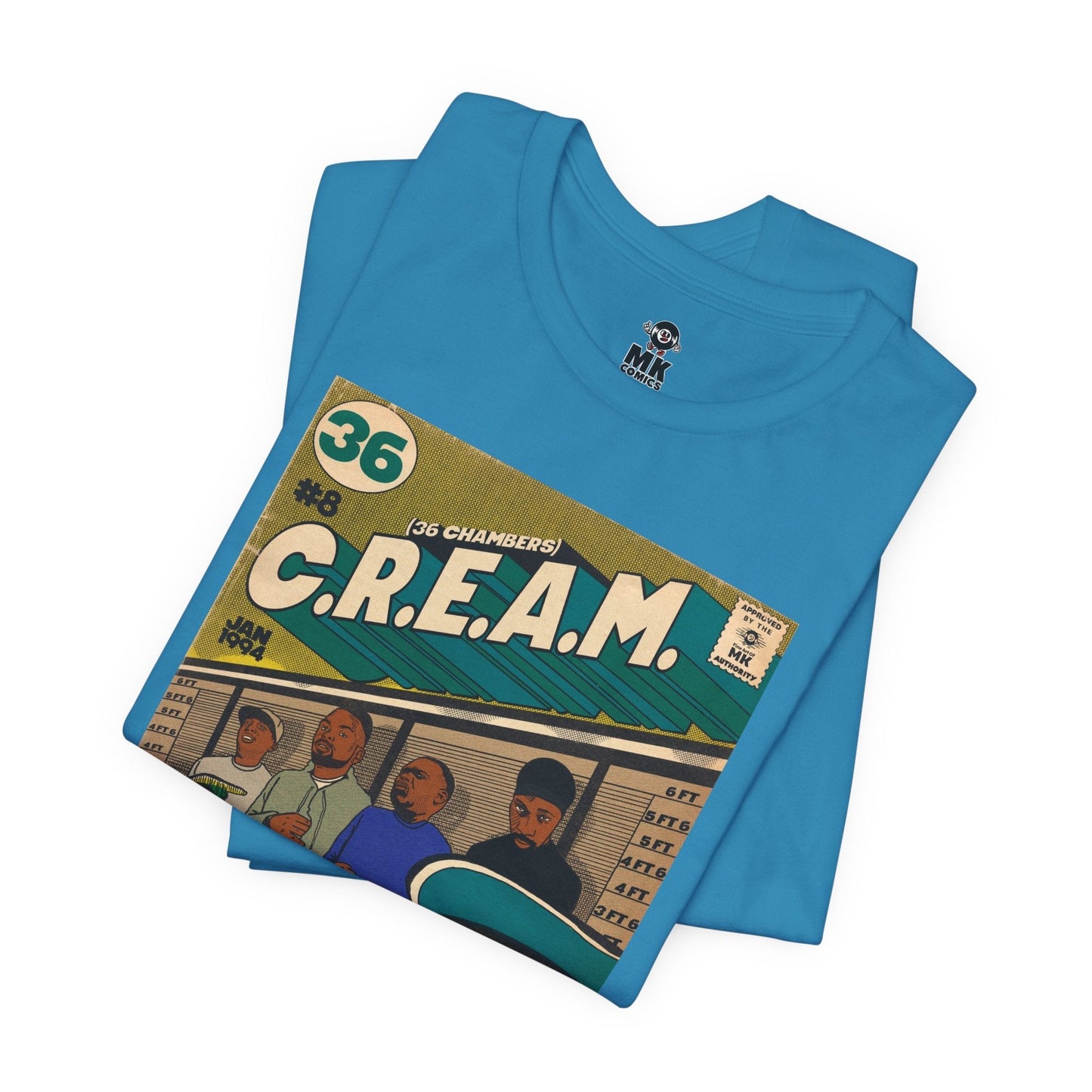 C.R.E.A.M - Unisex Jersey Short Sleeve Teem Fine Art Of MK