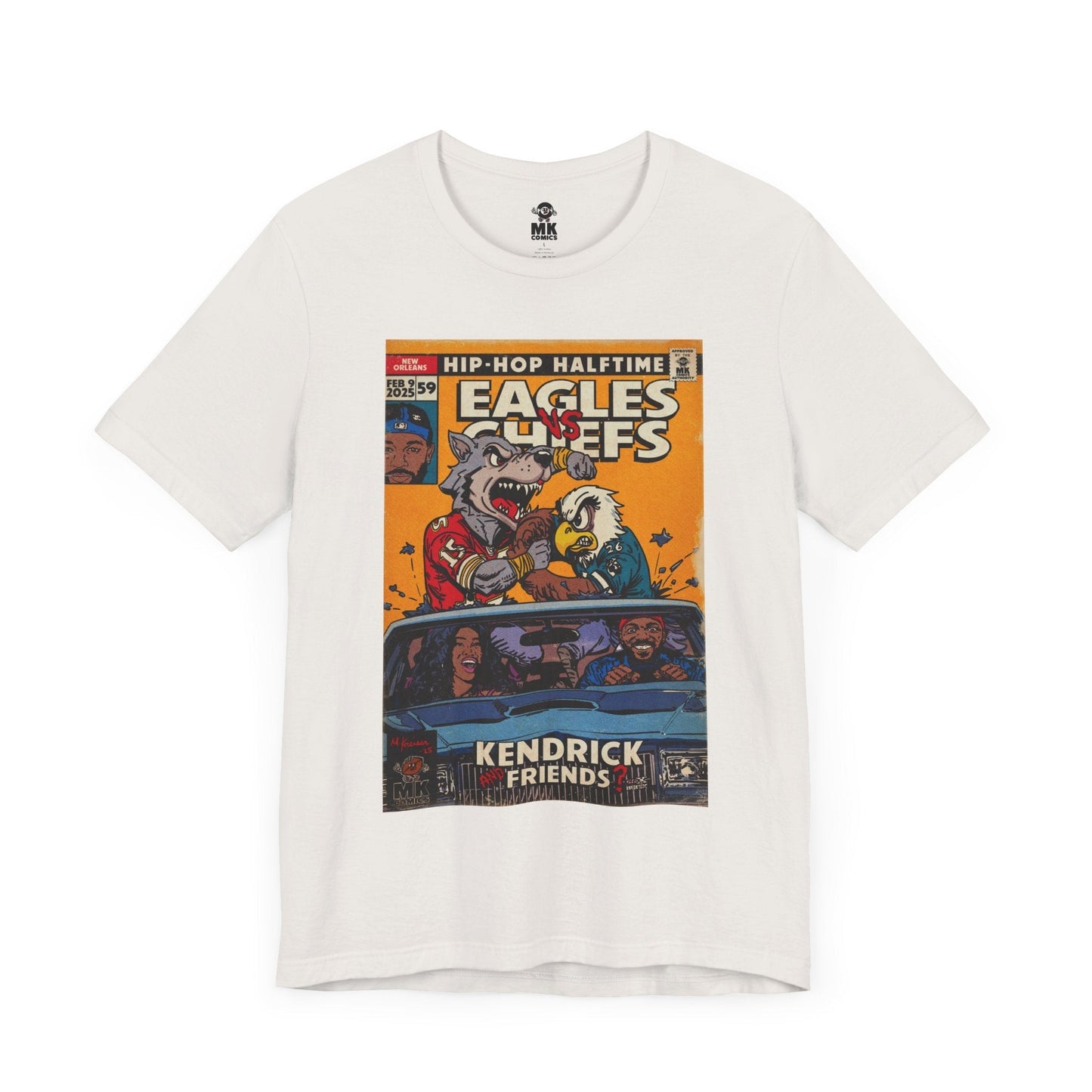 2025 Halftime - Eagles vs Chiefs - Unisex Jersey Short Sleeve Tee Fine Art Of MK