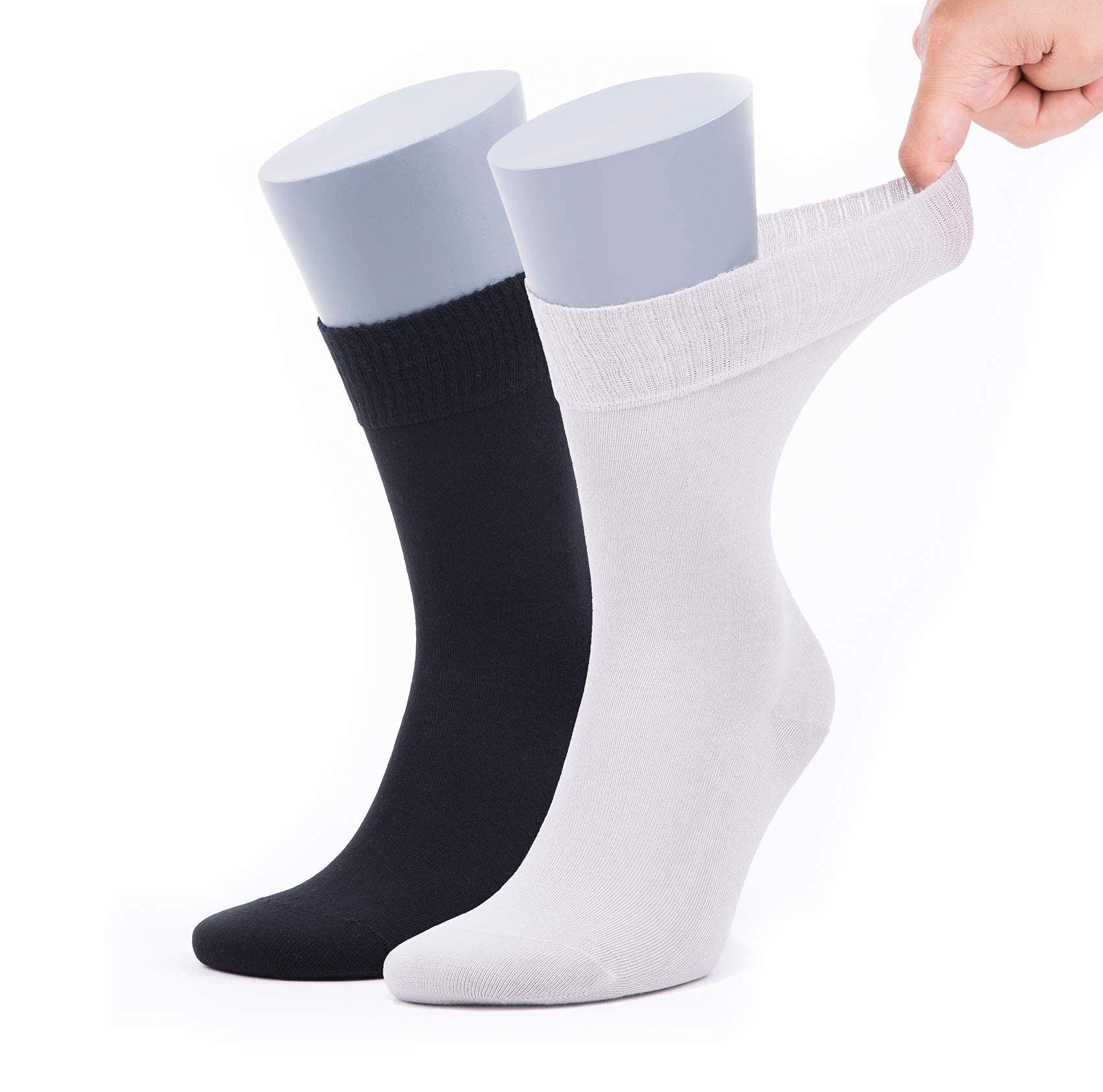 Men’s Bamboo Diabetic Socks 2-Pack - Ultra Thin Bambooven