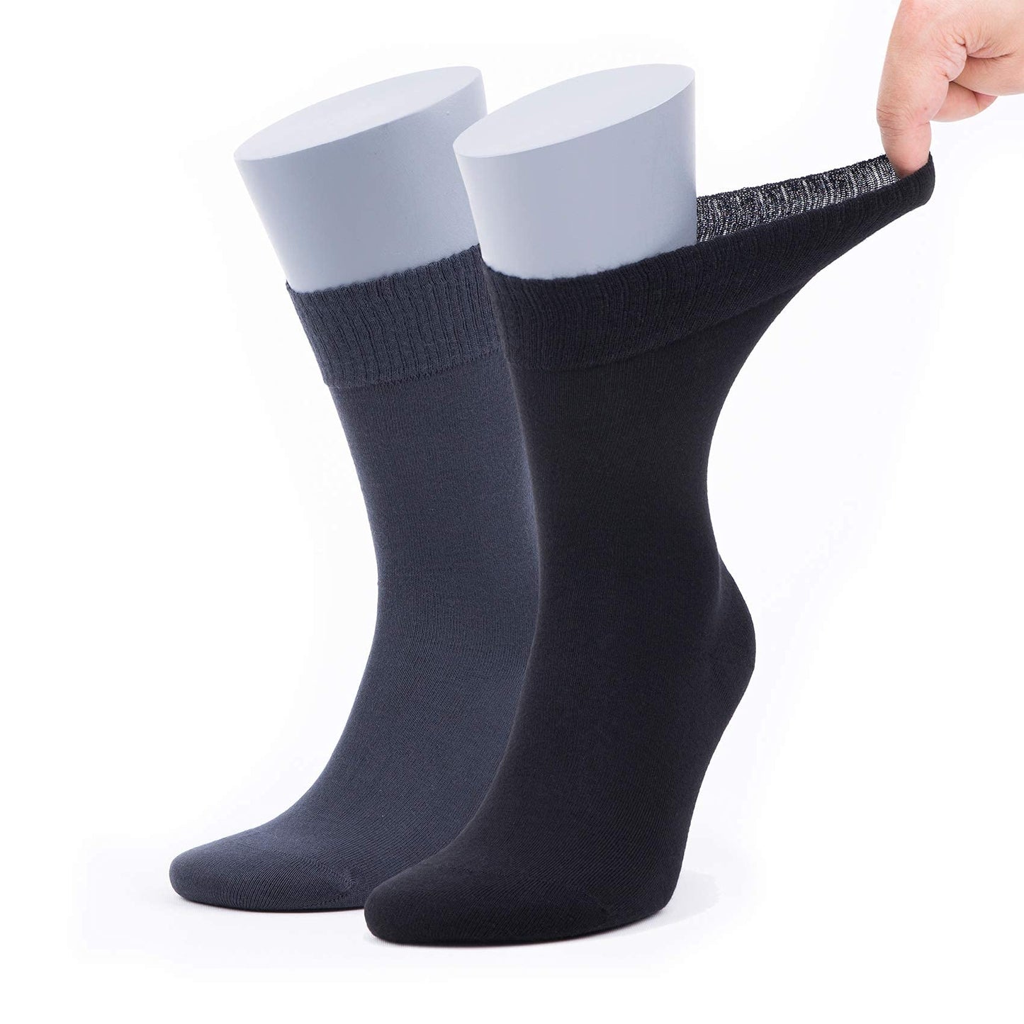 Men’s Bamboo Diabetic Socks 2-Pack - Ultra Thin Bambooven