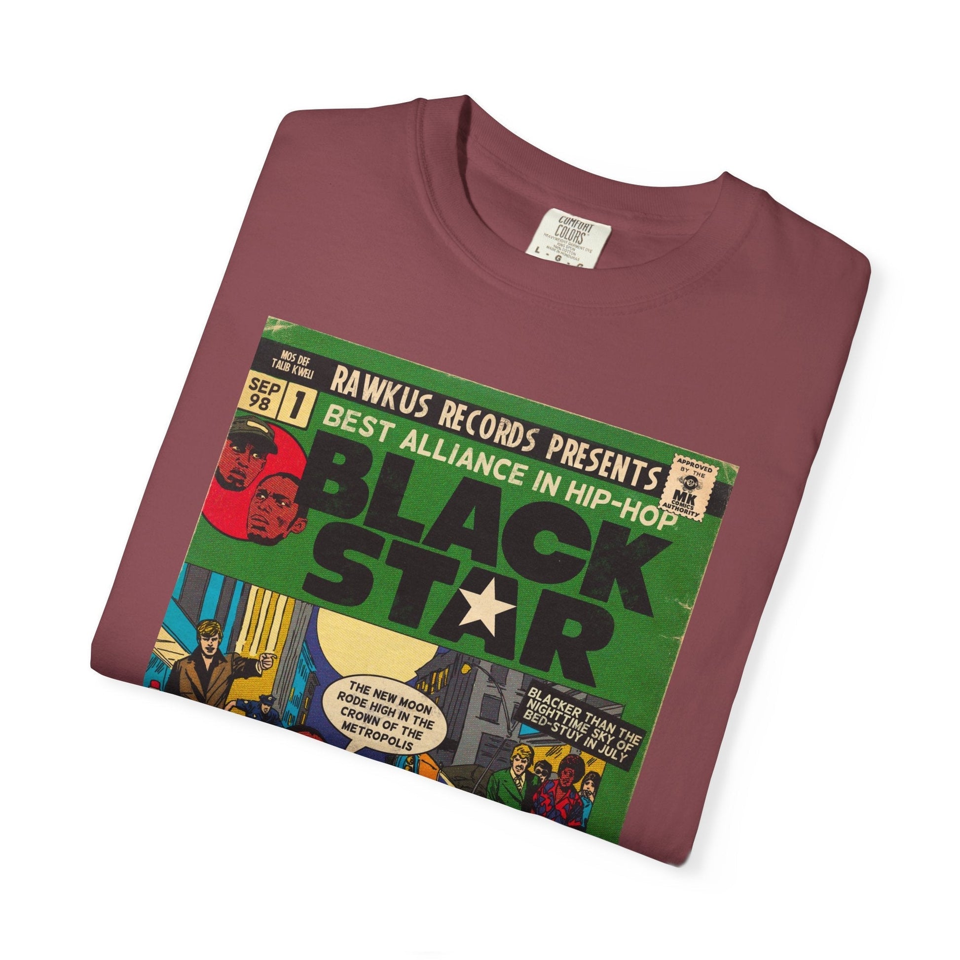 Black Star - Unisex Comfort Colors T-shirt Fine Art Of MK