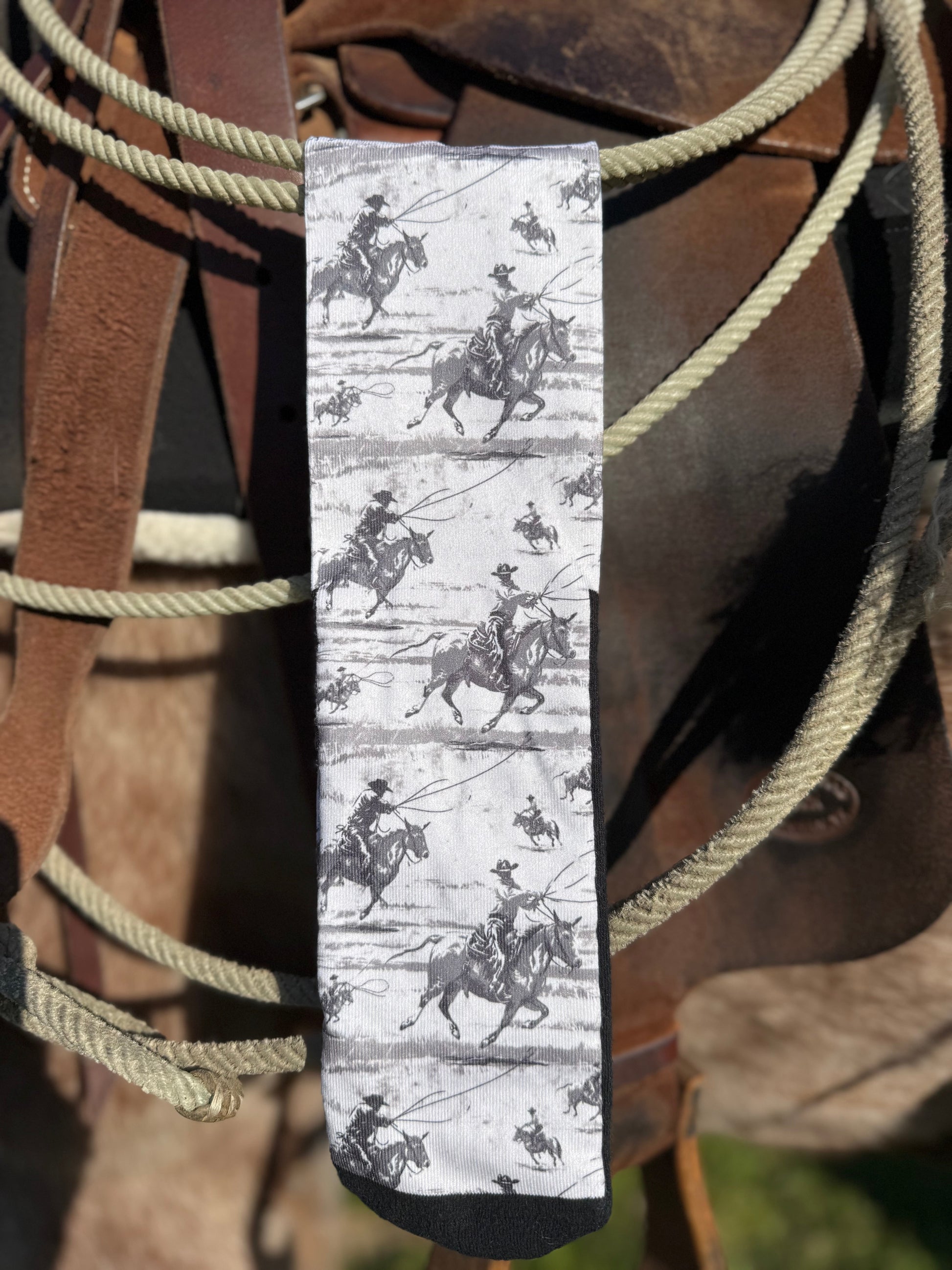 Rustler's Run Red Barn Socks