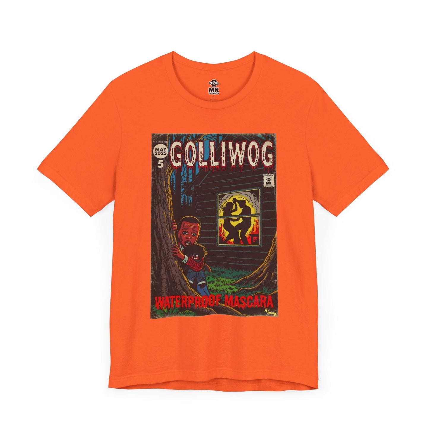 Waterproof Mascara - Golliwog - Unisex Jersey Short Sleeve Tee Fine Art Of MK