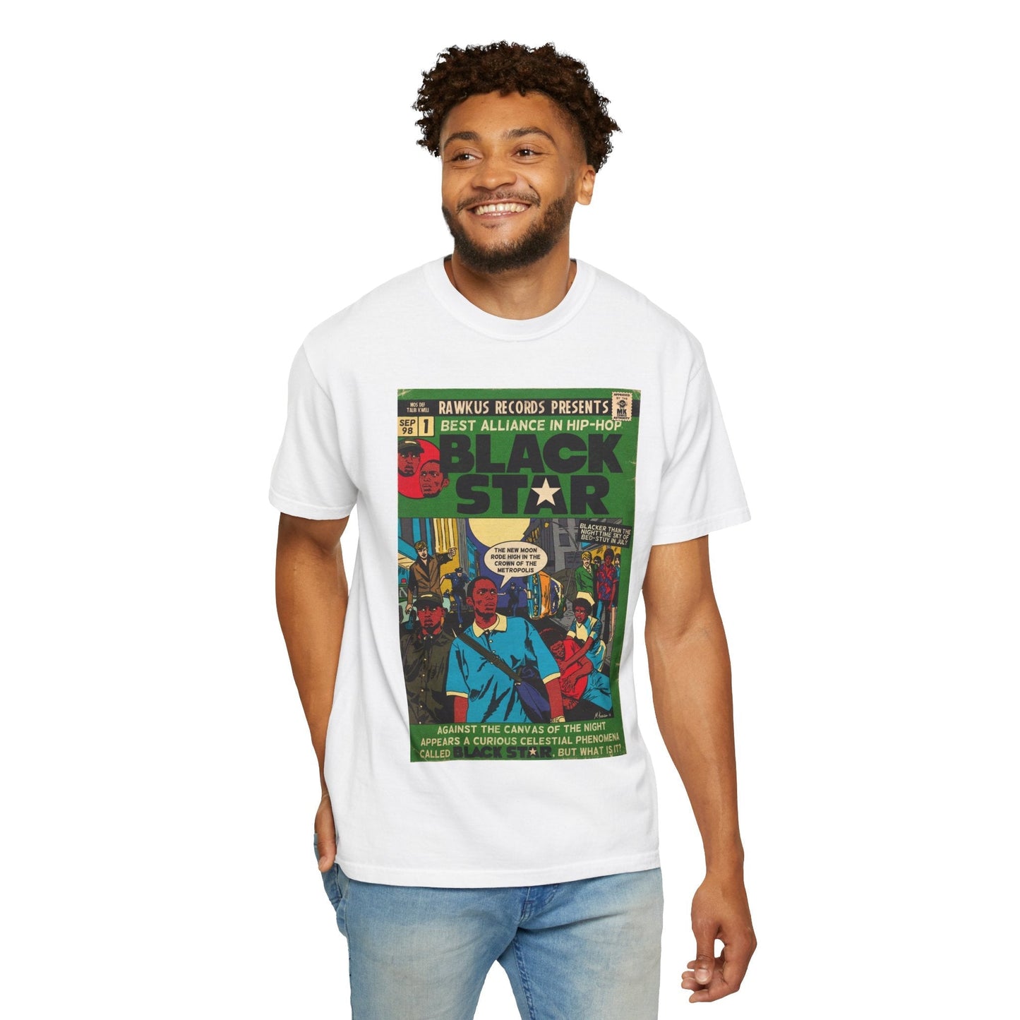 Black Star - Unisex Comfort Colors T-shirt Fine Art Of MK