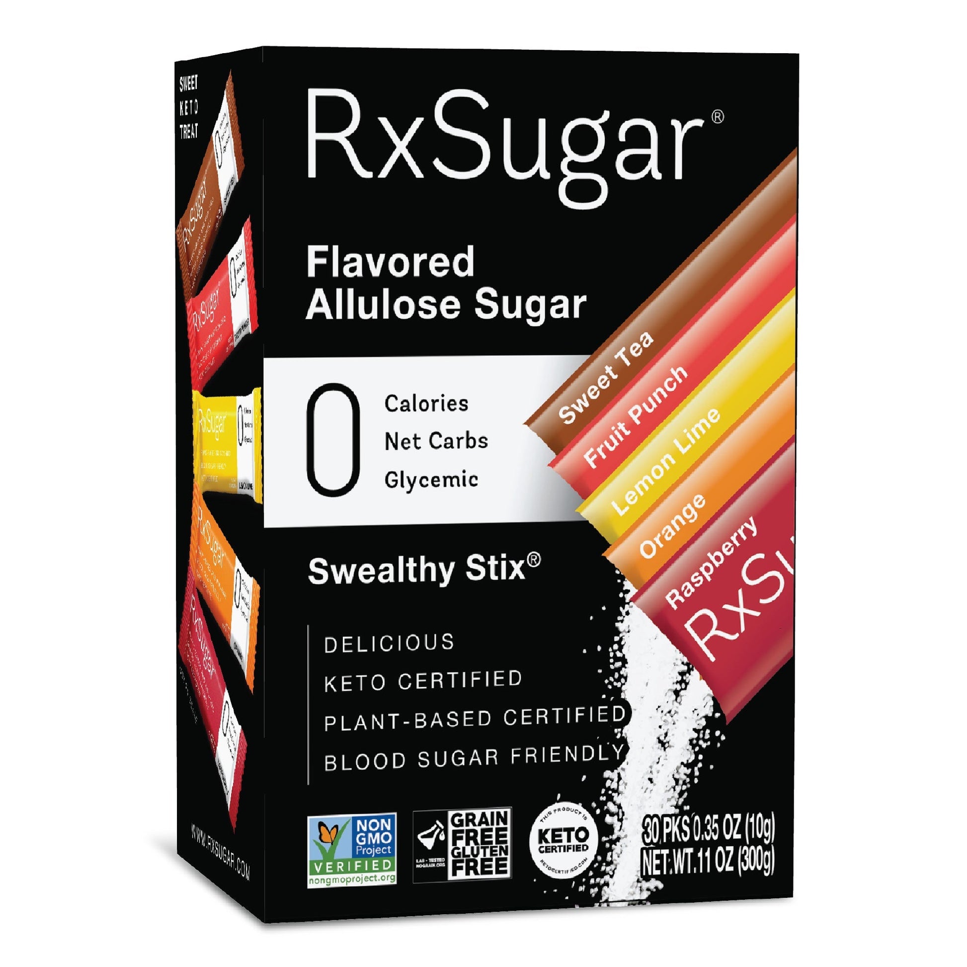 RxSugar Flavored Allulose Sugar Swealthy Stix RxSugar®