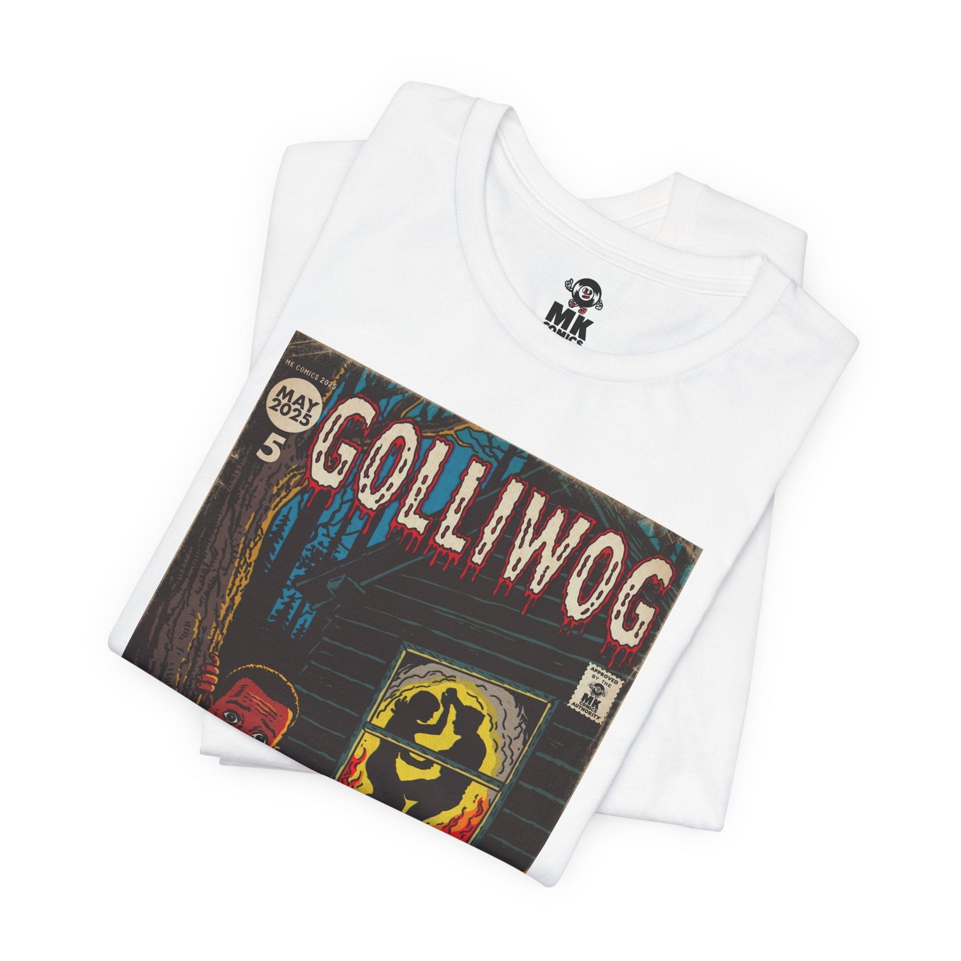 Waterproof Mascara - Golliwog - Unisex Jersey Short Sleeve Tee Fine Art Of MK