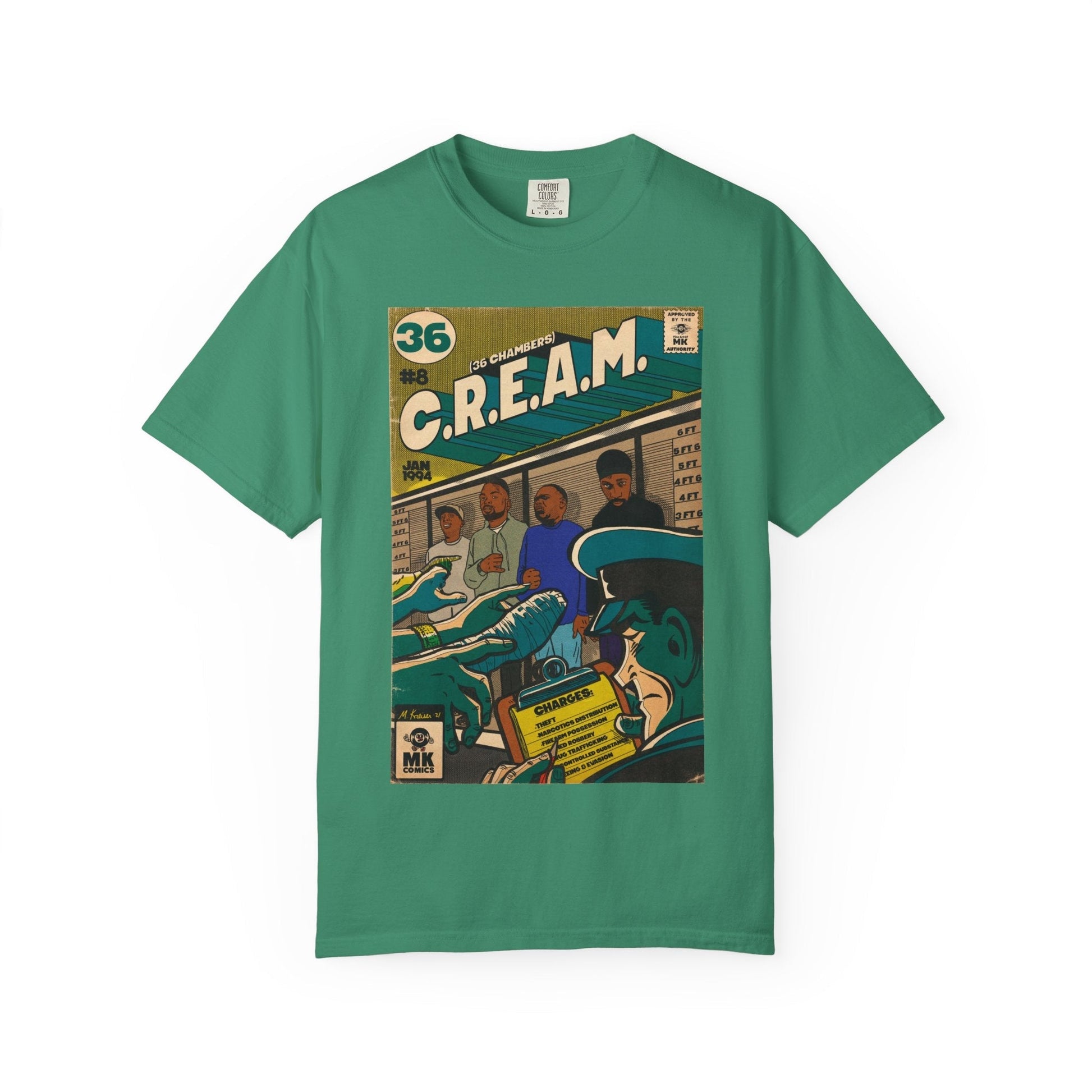 C.R.E.A.M - Unisex Comfort Colors T-shirt Fine Art Of MK