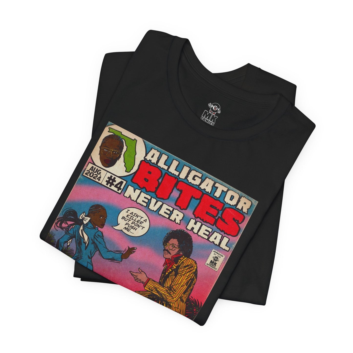 Denial is a River - Alligator Bites - Unisex Jersey Short Sleeve Tee Fine Art Of MK