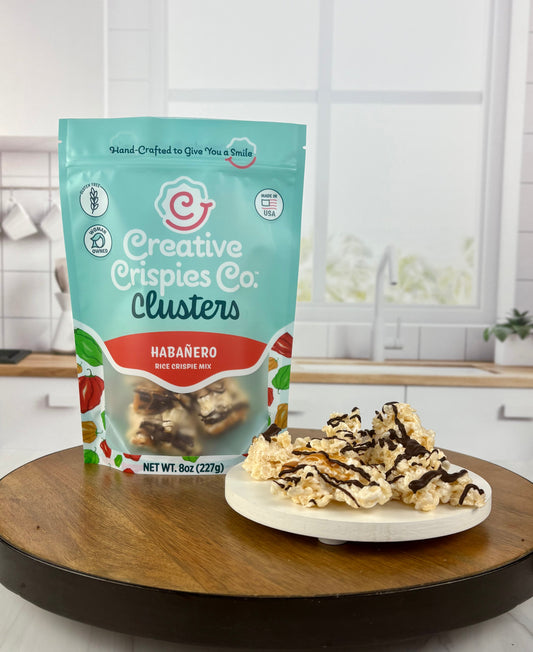 "Clusters" Spicy Chocolate Habanero Crispie Mix Clusters Creative Crispies Co.