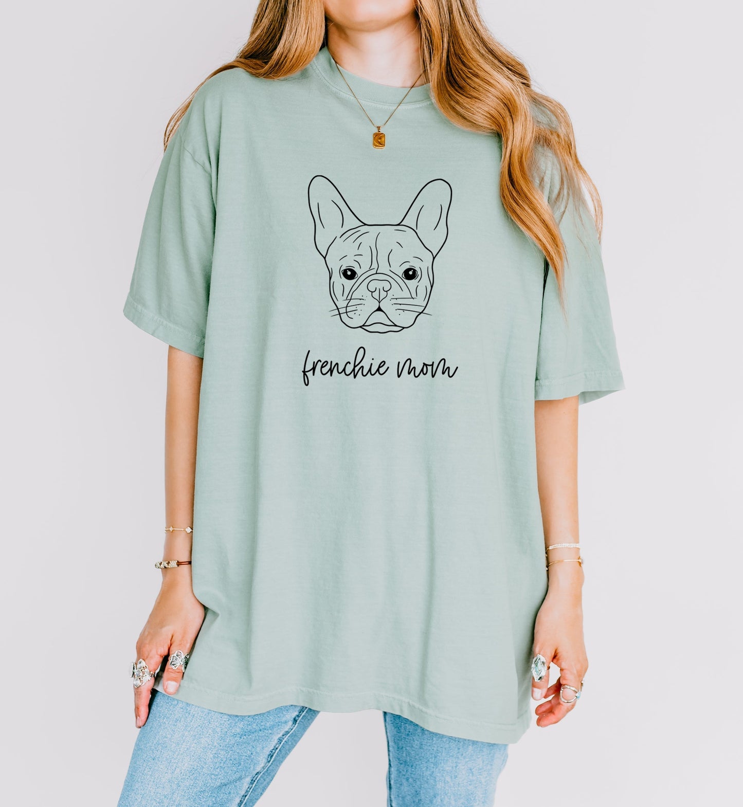 Frenchie Mom French bulldog Dog Mom Comfort Colors T Shirt Verita Culture
