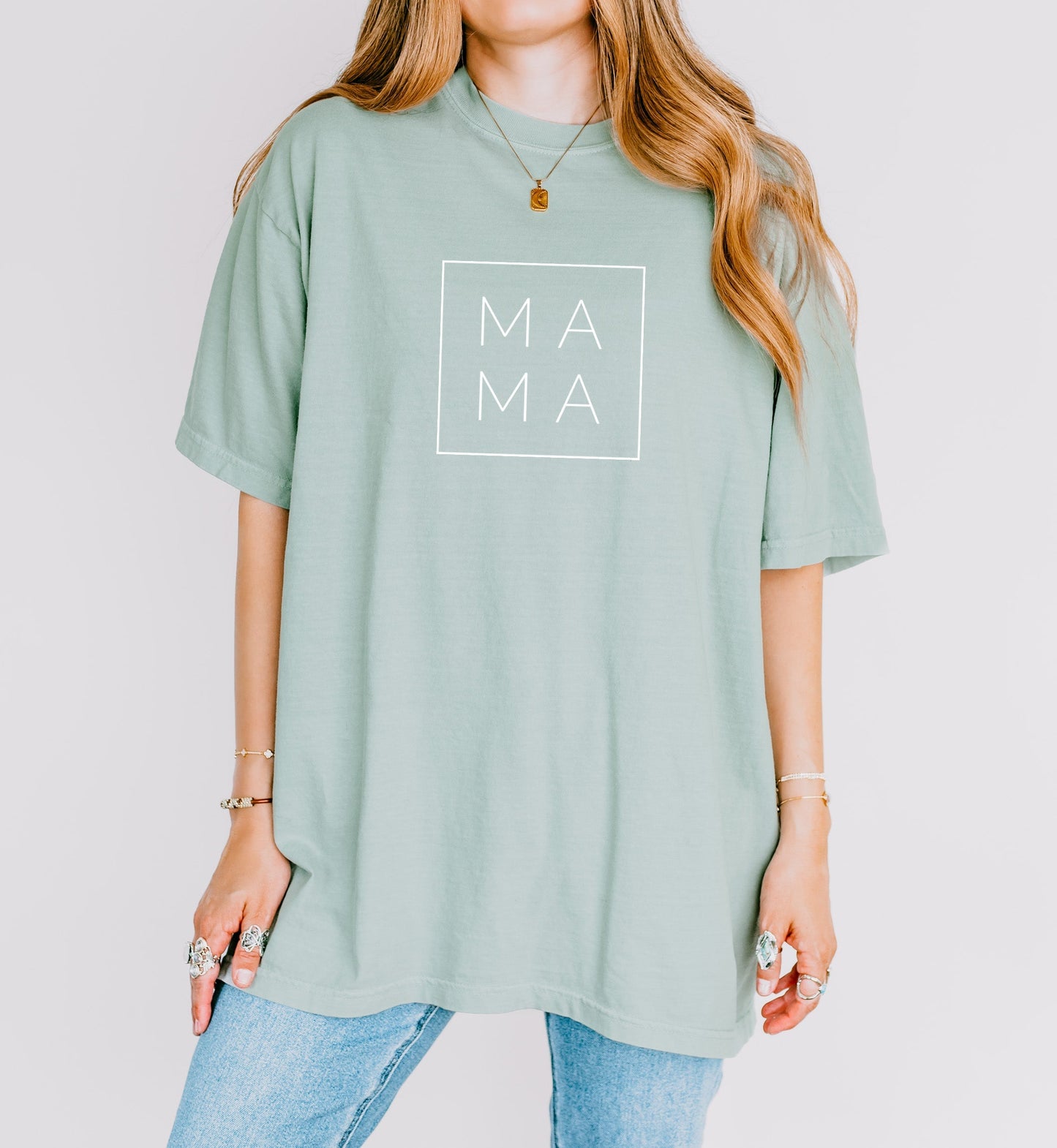 Mama Comfort Colors T Shirt (Square/Boxed) Verita Culture
