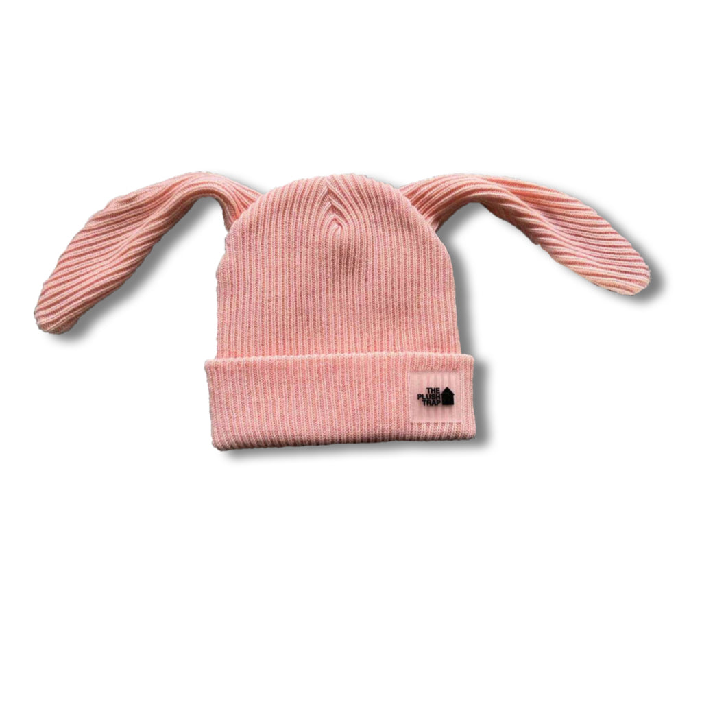 Satin Lined Bunny Beanie plushtrap