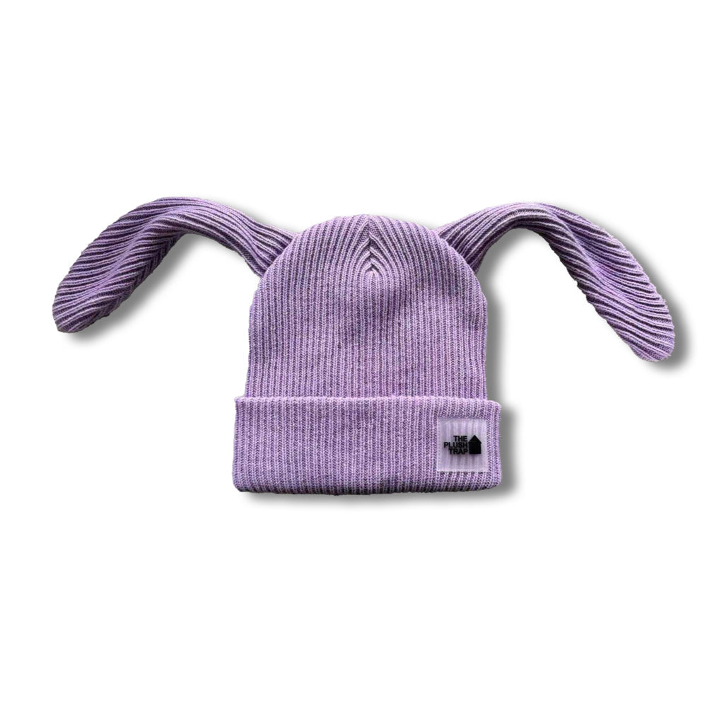 Satin Lined Bunny Beanie plushtrap
