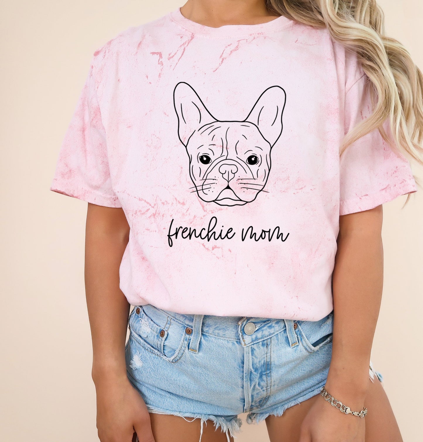 Frenchie Mom French bulldog Dog Mom Comfort Colors T Shirt Verita Culture