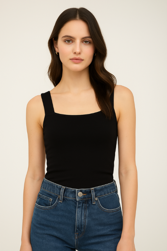 The Workshop Studio:  Sculpt Knit Tank Top by Luxe Basics Luxe and Allure