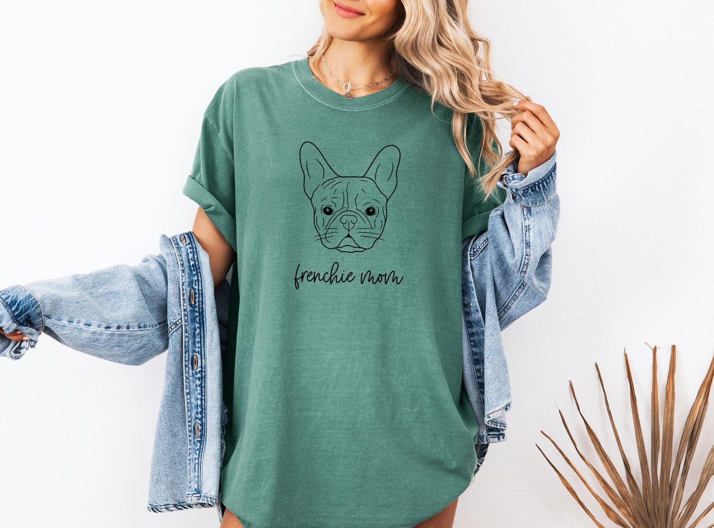 Frenchie Mom French bulldog Dog Mom Comfort Colors T Shirt Verita Culture