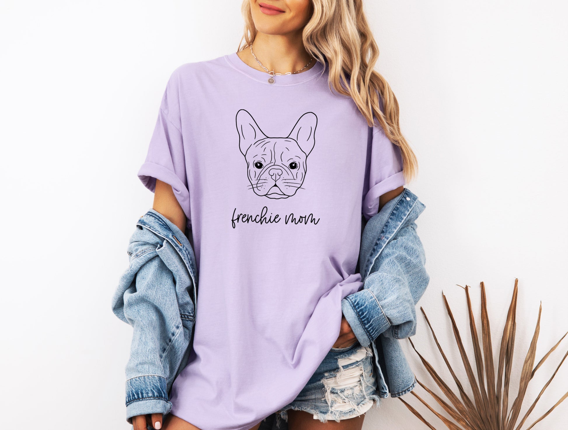 Frenchie Mom French bulldog Dog Mom Comfort Colors T Shirt Verita Culture