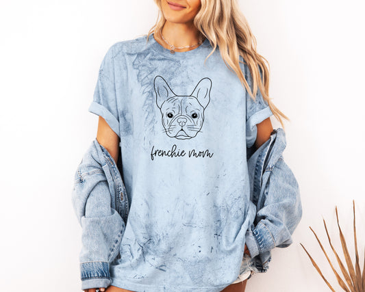 Frenchie Mom French bulldog Dog Mom Comfort Colors T Shirt Verita Culture