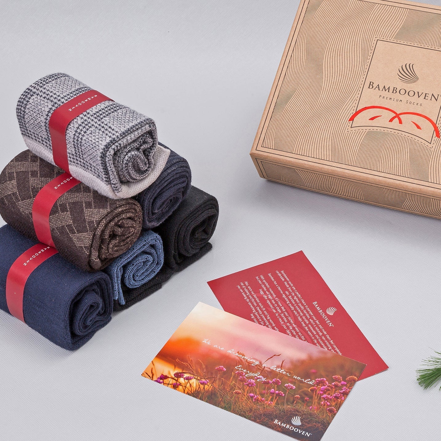 Men’s Bamboo Dress & Trouser Socks 6-Pack - 595 Bambooven