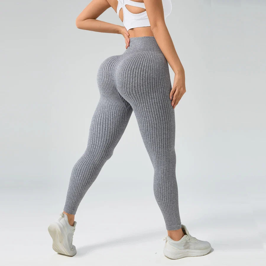 Seamless Tummy Control Yoga Leggings THRIXINE