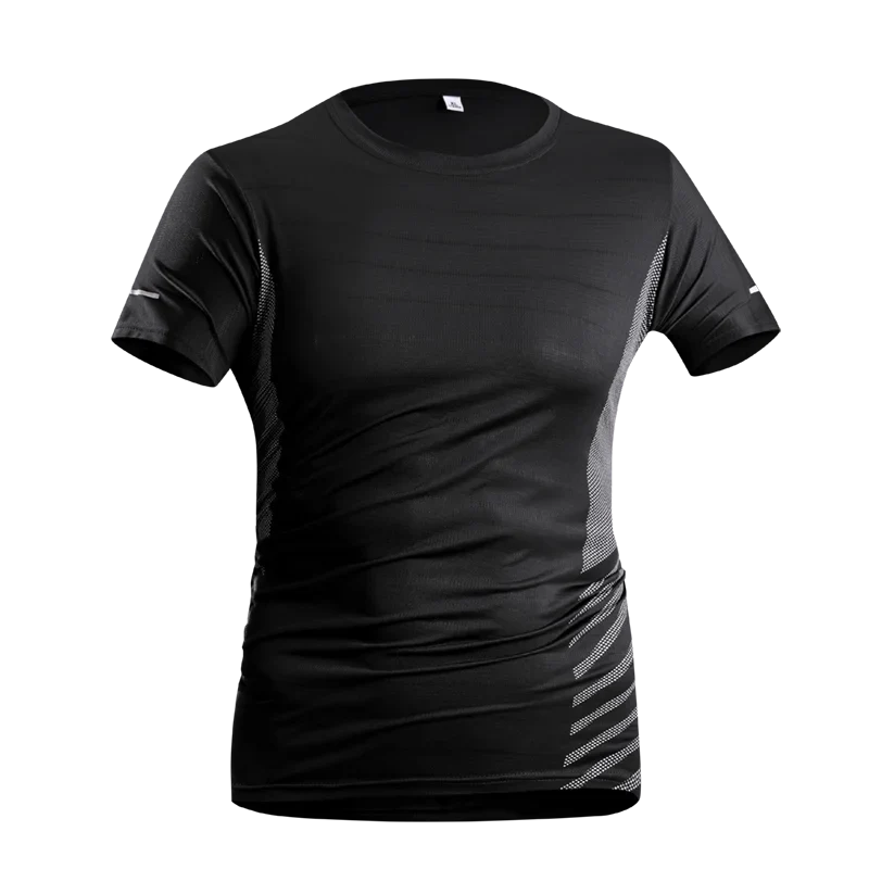 Cool Run Reflective Ice Silk Men's Fitness Tee THRIXINE