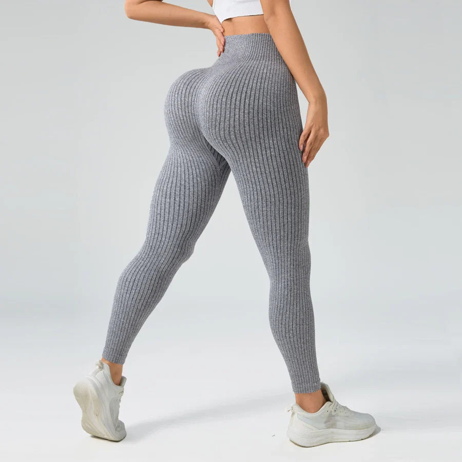 Seamless Tummy Control Yoga Leggings THRIXINE