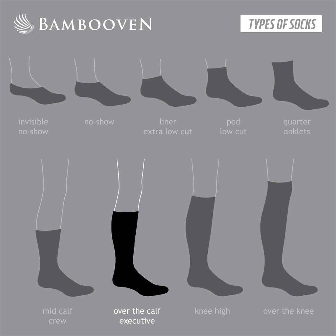 Men’s Bamboo Dress & Trouser Socks 6-Pack - 638 Bambooven