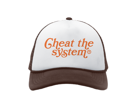 "Cheat the System Trucker Hat" MW Closet PR
