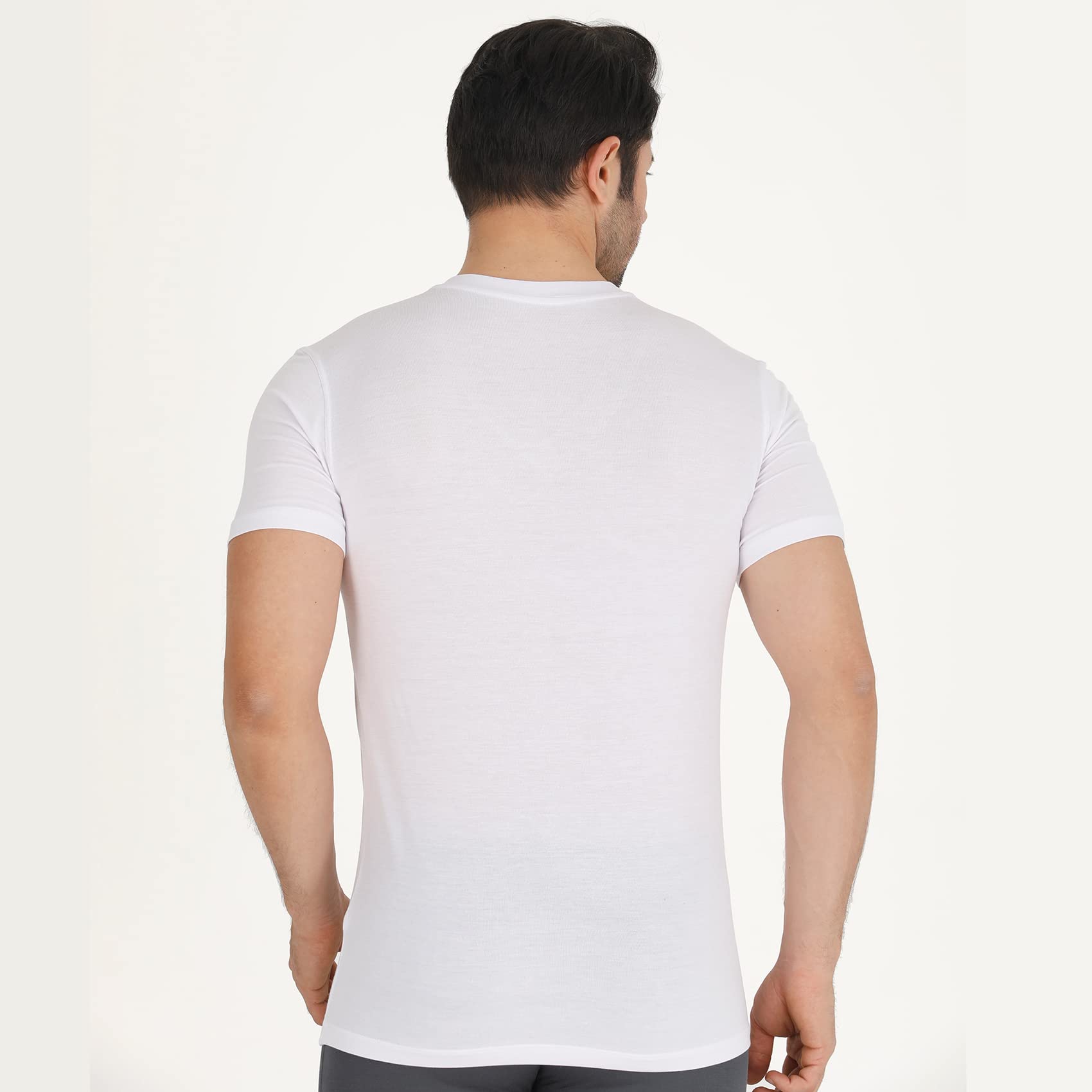 Men's Bamboo V-Neck Undershirt (3 Pack) Bambooven