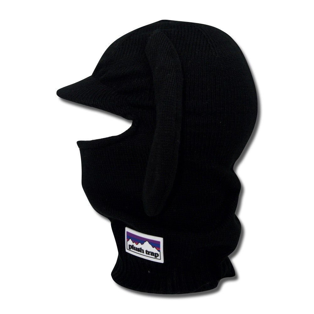 Black Brim 1-Hole Balaclava | Sleek and Functional Winter Accessory plushtrap